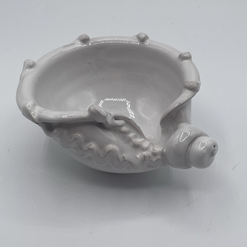 Vintage Italian Ceramic Art Seashell Ocean Decorative Trinket Dish Bowl Ashtray
